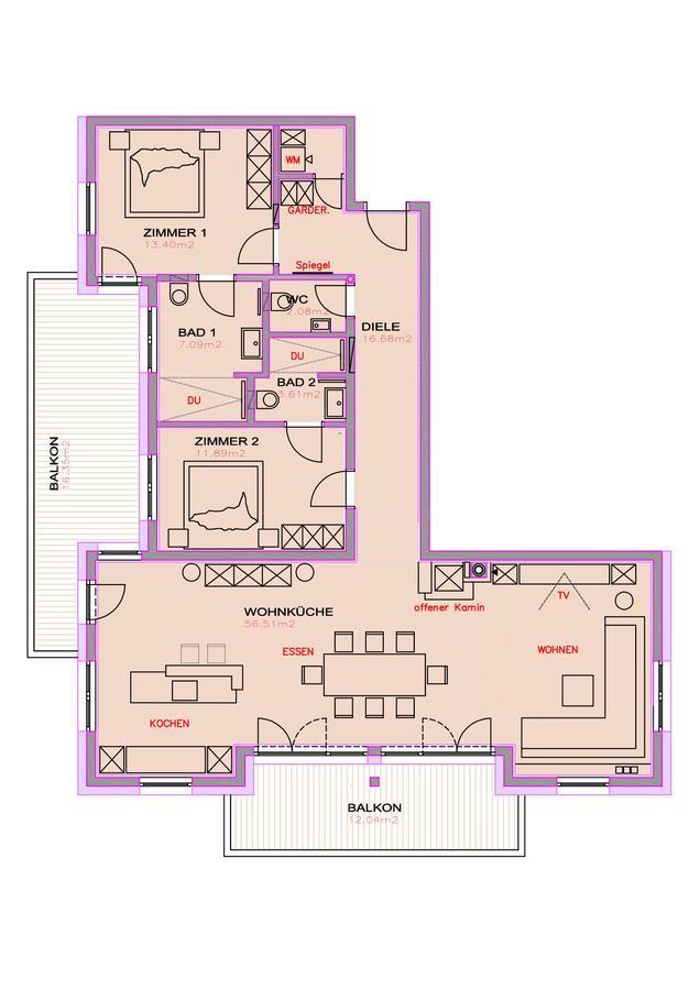 Apartamento Alpin Penthouse Hollersbach Hollersbach im Pinzgau Exterior foto